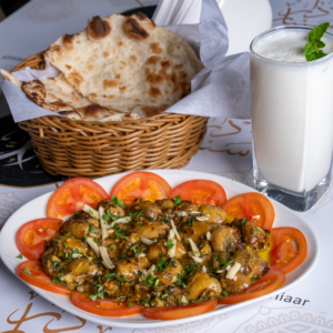 Mushroom with butter and garlic